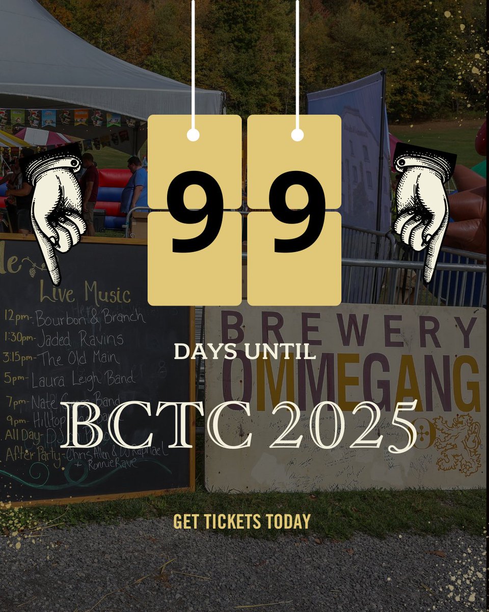 Howdy, Buckaroos!
We're 99 days out from Belgium Comes to Cooperstown 2025, and we can't wait to have a boot-scootin' good time with y'all!

Giddy up and grab your tickets before they're gone: bctc2025.com