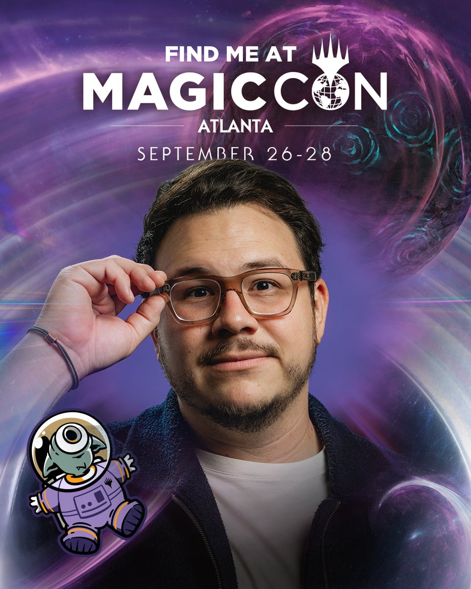 I’ll be at #MCAtlanta as an MTG creator!

You can find <a href="/_MandaRapp/">Manda</a> and me in the Creator Corner playing Commander. Swing by and catch some games with us.

🪐 Early bird tickets are available now.