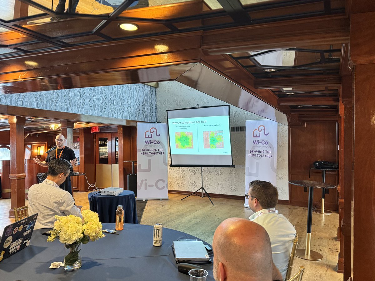 Konstantin Khitrik “Assumptions vs Actual” 

This can easily turn into a bad design if you multiple this. 

#wifiDesign #wifiTools #wicoPhilly <a href="/sidossystems/">Sidos</a>