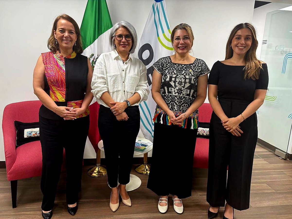 Patricia Aldana Maldonado (@paldanaoei) on Twitter photo Recientemente tuve la oportunidad de reunirme con <a href="/carmen_ta/">Carmen Rguez Armenta</a> para delinear acciones de colaboración entre la <a href="/OEIMEX/">OEI en México</a> y <a href="/SomosCeneval/">Ceneval</a>.
Celebro estas sinergias dirigidas a la mejora de los procesos de evaluación educativa que contribuyan a una educación más inclusiva y pertinente. Recientemente tuve la oportunidad de reunirme con <a href="/carmen_ta/">Carmen Rguez Armenta</a> para delinear acciones de colaboración entre la <a href="/OEIMEX/">OEI en México</a> y <a href="/SomosCeneval/">Ceneval</a>.
Celebro estas sinergias dirigidas a la mejora de los procesos de evaluación educativa que contribuyan a una educación más inclusiva y pertinente.