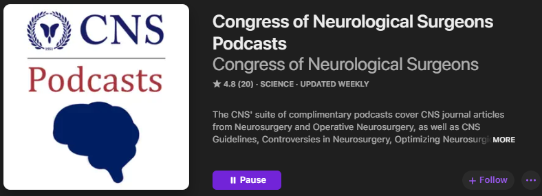 UTHealthNeurosciences (@uthneuro) on Twitter photo UTHealth Houston Neurosciences resident Laura Zima helped moderate the current CNS Journal Club podcast - Assessing Neurosurgery Training: ACGME Requirements vs. Surgical Autonomy. Congrats on a job well done! <a href="/jacquesmorcosmd/">Jacques Morcos MD FRCS FAANS</a> <a href="/HuimahnChoi/">H Alex Choi</a> <a href="/NeurosurgUTH/">UT Houston Neurosurgery</a>
podcasts.apple.com/us/podcast/con… UTHealth Houston Neurosciences resident Laura Zima helped moderate the current CNS Journal Club podcast - Assessing Neurosurgery Training: ACGME Requirements vs. Surgical Autonomy. Congrats on a job well done! <a href="/jacquesmorcosmd/">Jacques Morcos MD FRCS FAANS</a> <a href="/HuimahnChoi/">H Alex Choi</a> <a href="/NeurosurgUTH/">UT Houston Neurosurgery</a>
podcasts.apple.com/us/podcast/con…