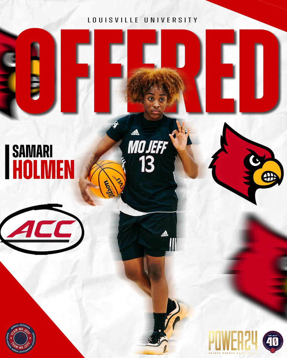 Team Moriah Jefferson (@teammojeff) on Twitter photo Top 2027 PG Samari Holmen <a href="/SamariHolmen/">๐ข๐ช๐ถ๐ช๐ป๐ฒ ๐๐ธ๐ต๐ถ๐ฎ๐ท 2027</a> (Duncanville HS) earns a ACC offer from the University of Louisville! <a href="/LouisvilleWBB/">Louisville Womenโs Basketball</a> <a href="/CoachSRobinson/">Shay Robinson</a>
Congrats CeeCee! ๐๐ฅ๐ฅ๐โญ๏ธ๐
<a href="/Coach_MarcWill/">Coach Marcus</a> <a href="/AmboreeRob/">Rob Amboree</a> <a href="/walshjordan1/">Walsh Jordan</a>
<a href="/bballjkey/">Jason Key</a> <a href="/ShaneLaflin/">Shane Laflin</a> <a href="/KPannell71/">โKPโ</a>
#TeamMoJeff #BeUndeniable Top 2027 PG Samari Holmen <a href="/SamariHolmen/">๐ข๐ช๐ถ๐ช๐ป๐ฒ ๐๐ธ๐ต๐ถ๐ฎ๐ท 2027</a> (Duncanville HS) earns a ACC offer from the University of Louisville! <a href="/LouisvilleWBB/">Louisville Womenโs Basketball</a> <a href="/CoachSRobinson/">Shay Robinson</a>
Congrats CeeCee! ๐๐ฅ๐ฅ๐โญ๏ธ๐
<a href="/Coach_MarcWill/">Coach Marcus</a> <a href="/AmboreeRob/">Rob Amboree</a> <a href="/walshjordan1/">Walsh Jordan</a>
<a href="/bballjkey/">Jason Key</a> <a href="/ShaneLaflin/">Shane Laflin</a> <a href="/KPannell71/">โKPโ</a>
#TeamMoJeff #BeUndeniable