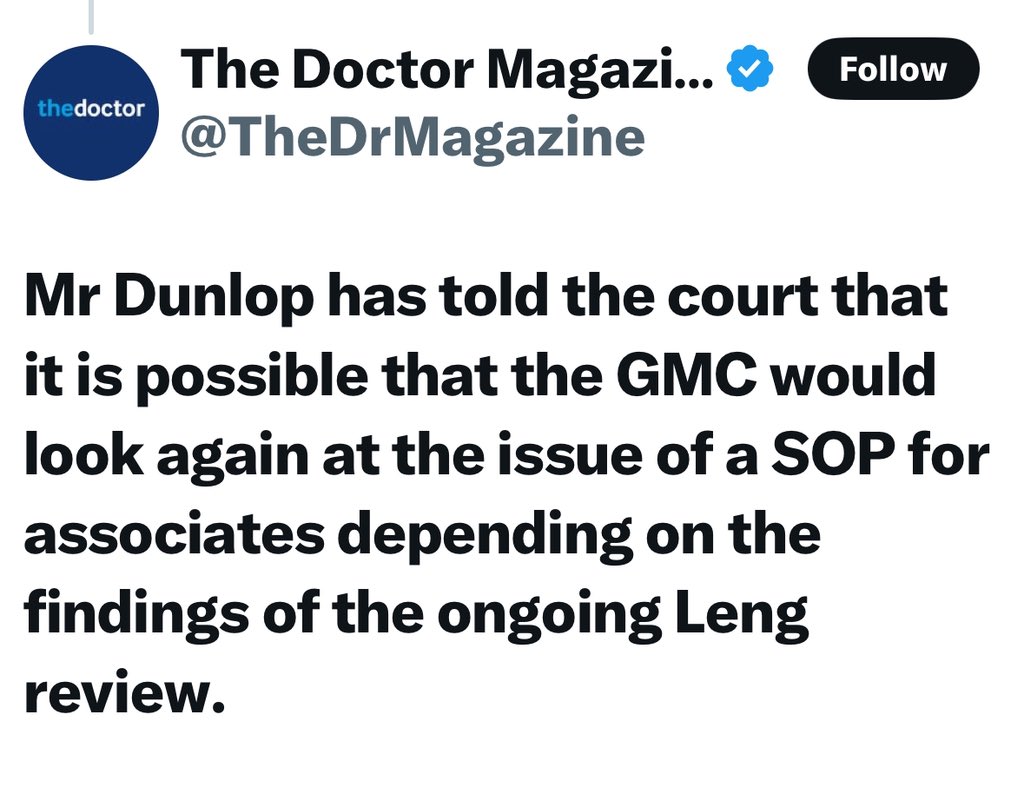 parthaskar's tweet photo. Great 

Let me alert @lengreview about this promise from the @gmcuk 

What an absolute lark all of this has become 

A request to @TheDrMagazine to send me a summary please to pass on to the Review 

Thanks 

This is after GMC came to @RCPhysicians Council meeting and answered my direct question with a Yes. 

Most wonderful