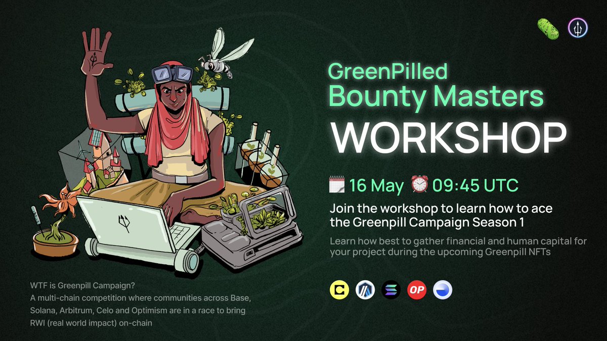 Greenpill dNFT campaign will attempt something never done before

A global multi-chain coordination game to regenerate the planet

One that brings different stakeholders from funders, projects and communities all playing their part. 

At the heart of this coordination game are
