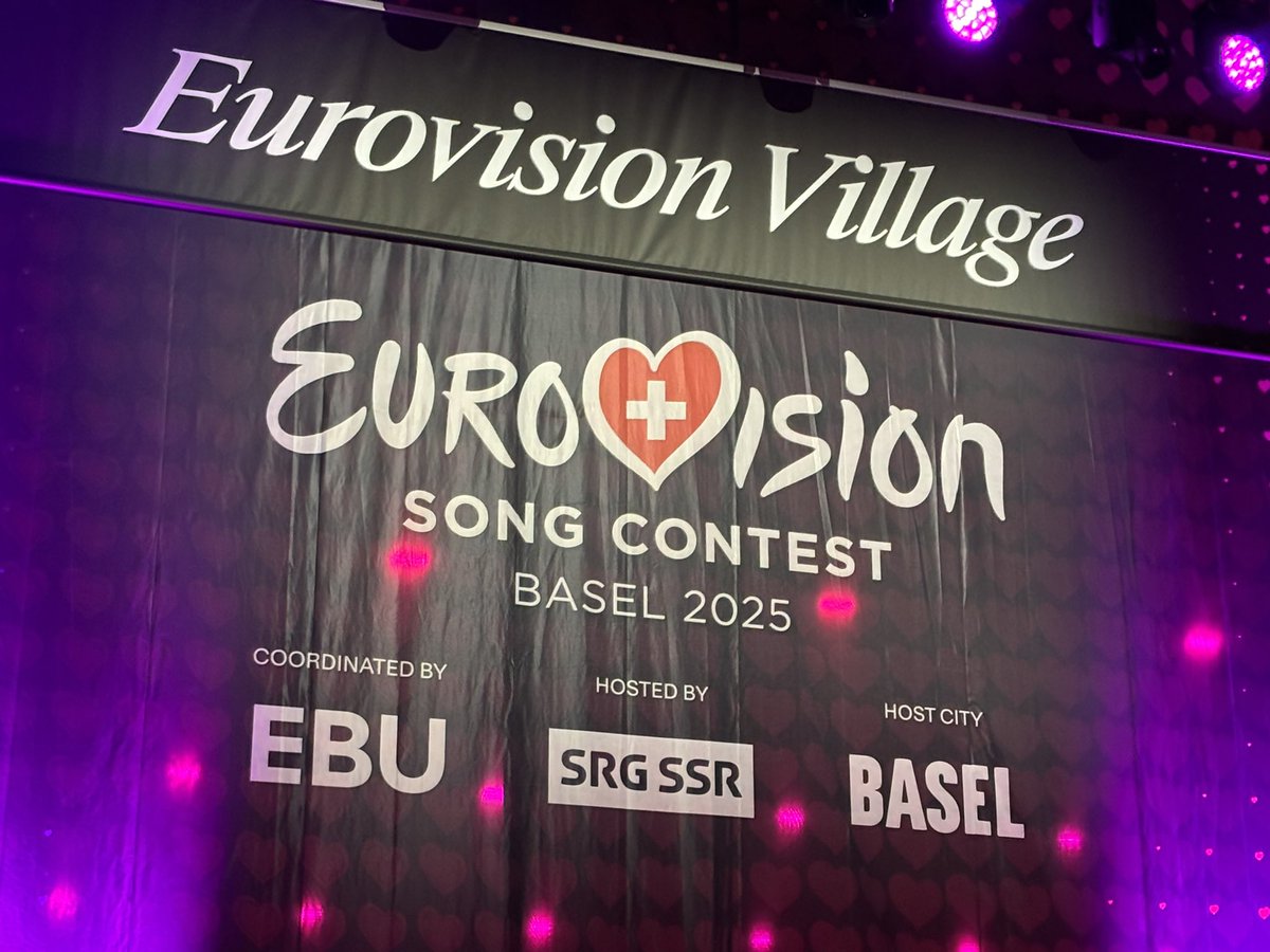 vanessaplain's tweet photo. Arrived at the Eurovision party that this year is in Basel after a scenic trip through Switzerland.  Now 
swapping calm countryside for crazy crowds. @Eurovision https://t.co/mlIMwNnYrp