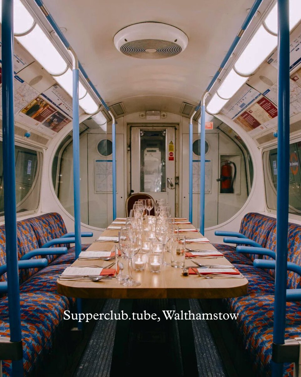 Who fancies dining in a disused tube carriage? 👀🍽✨

The capital’s supper club scene is super inventive right now and we’re loving it 🤩

Here are the tastiest in town ➡️ bit.ly/45b6cNP

#london #supperclubs #food #placestoeat