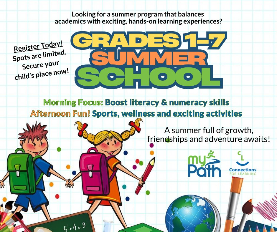 My PATH Summer School registration is open! Register today to secure your spot! Visit: cfl.psd.ca/programs/summe…