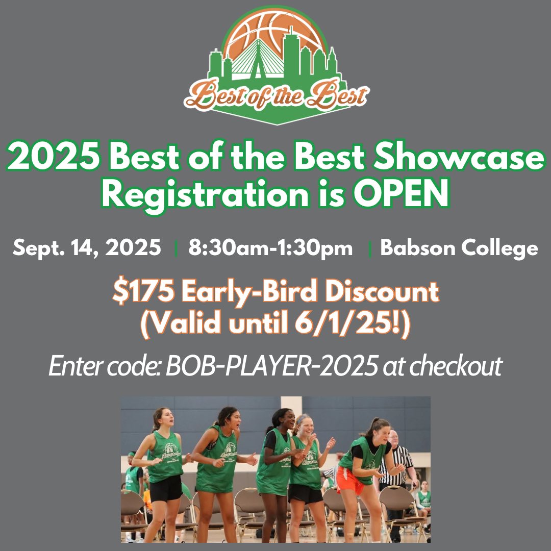 Don’t miss your chance to register for the 2025 Best of the Best Showcase using our early-bird discount! We are excited for another year of this awesome event!

Offer expires 6/1/25📆

Use the link in our bio to register✅