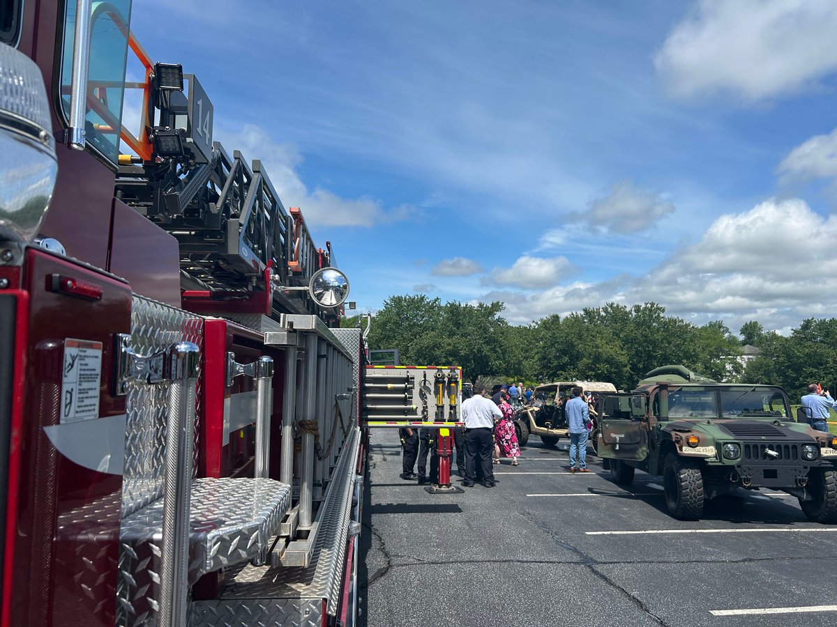 Thank you to <a href="/MichelinNA/">mihaela atanasiu</a> for inviting us to the Michelin in the Military event!

We connected with veterans, staff, and amazing vendors. L-14 was the truck to go, and the flyover + parachute team made it unforgettable. Shoutout to B Shift!

#MichelinMilitary <a href="/BSFD_Greenville/">Boiling Springs Fire District</a>
