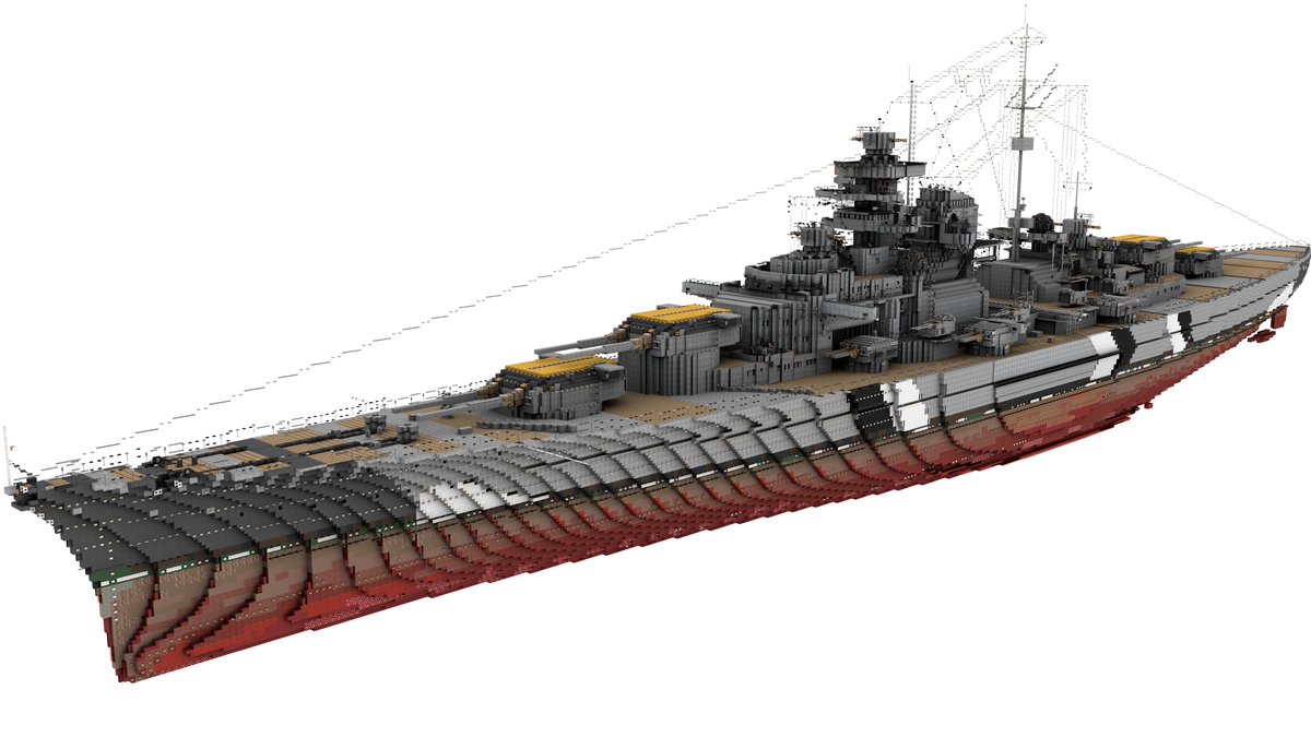 Bismarck 1.5:1 Scale, 90% complete