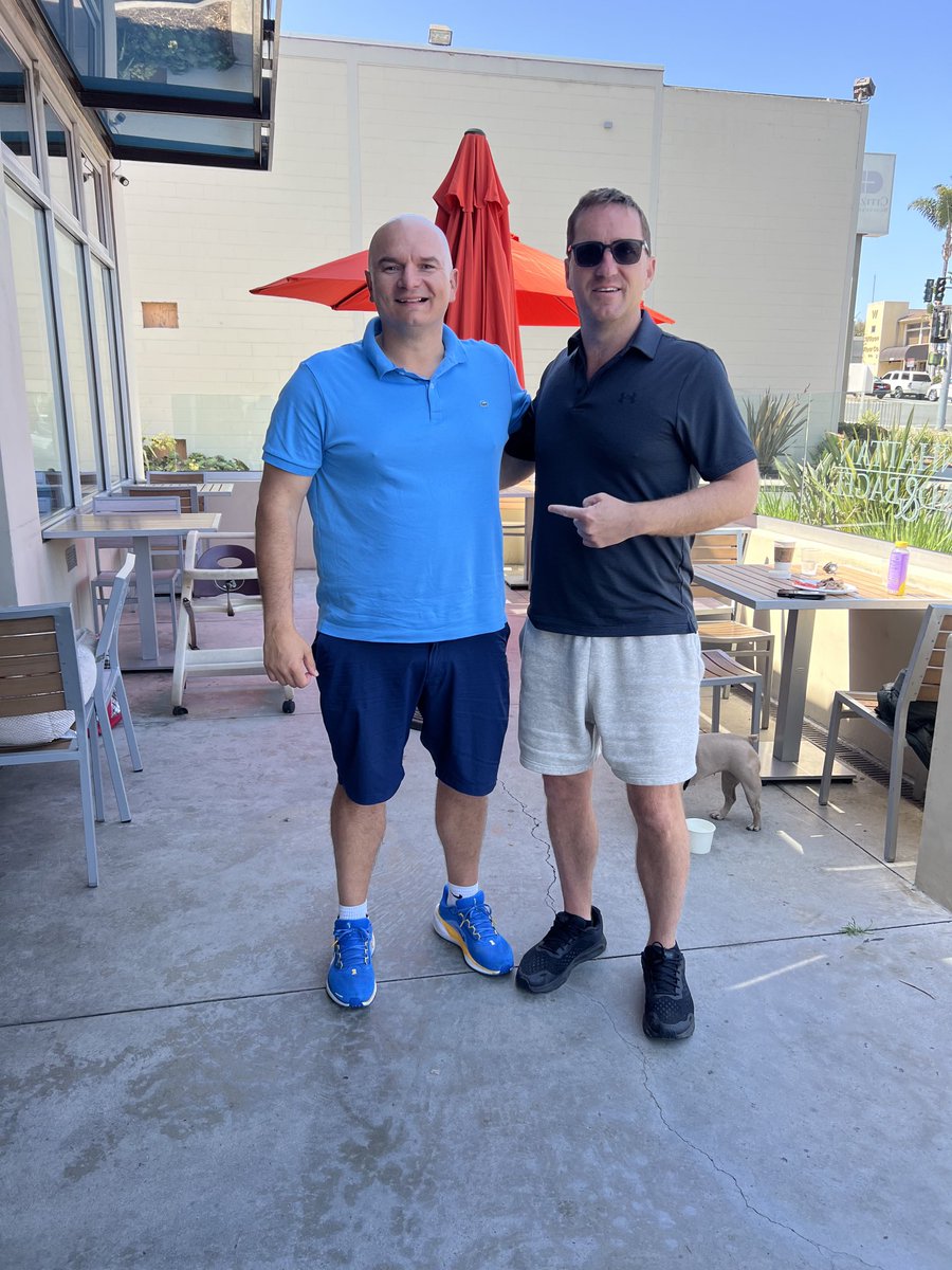Great having breakfast in Manhattan Beach with Coach Yogi UCLA before live period. Coach Yogi UCLA terrific Coach with deep international ties.