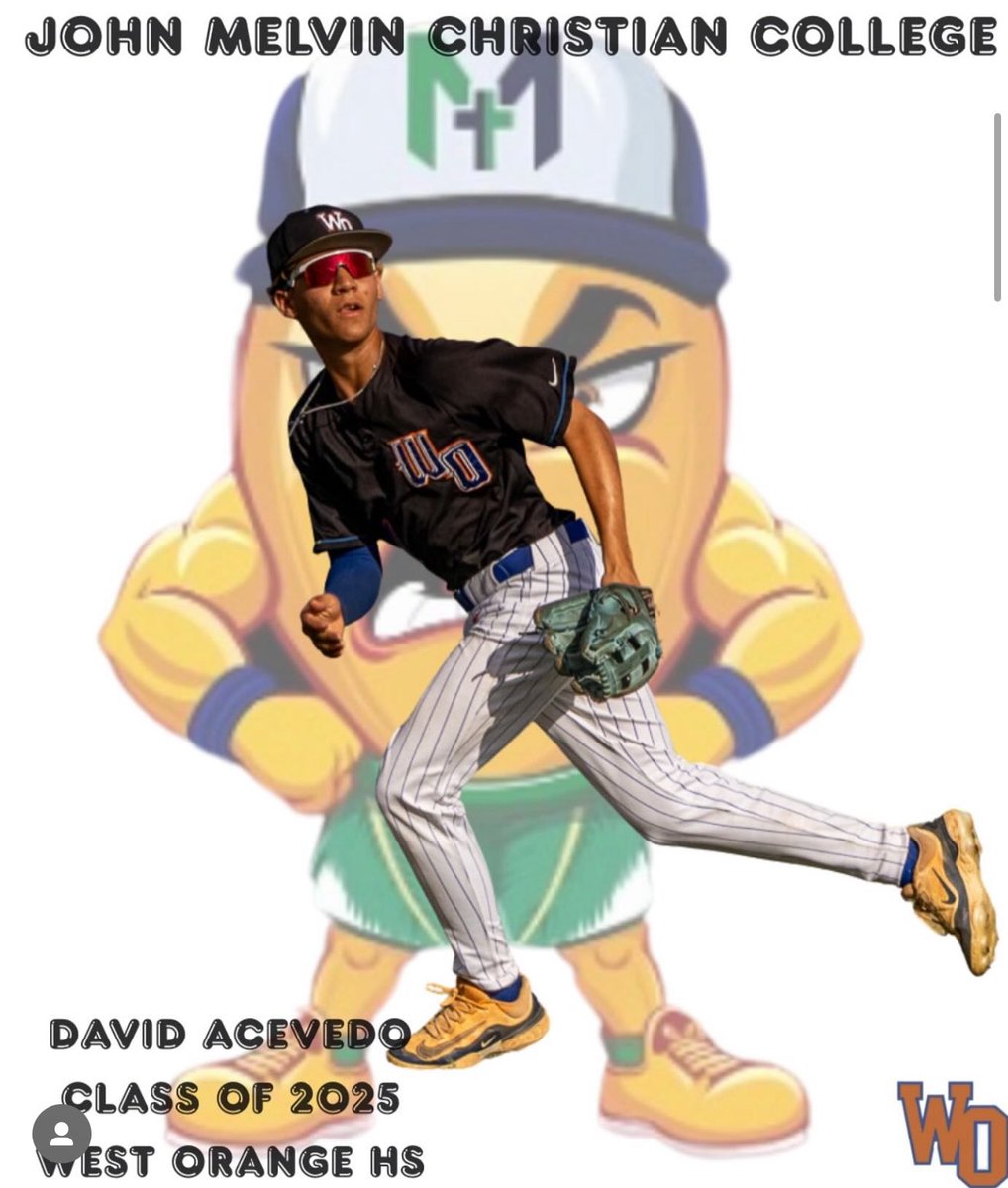 West Orange HS Baseball (@orangebaseball) on Twitter photo Incredibly proud of David Acevedo on his commitment to continue his baseball career at John Melvin Christian College!
<a href="/CoachScudero48/">Mike Scudero</a> <a href="/WOHSathletics/">WOHS Athletics</a> <a href="/WOBaseballboost/">W.O.Baseball Booster Club</a> Incredibly proud of David Acevedo on his commitment to continue his baseball career at John Melvin Christian College!
<a href="/CoachScudero48/">Mike Scudero</a> <a href="/WOHSathletics/">WOHS Athletics</a> <a href="/WOBaseballboost/">W.O.Baseball Booster Club</a>