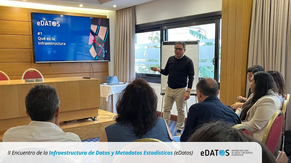 istac_es's tweet photo. 🤝Concluye el II Encuentro de la Infraestructura de Datos y Metadatos Estadísticos (#eDatos), en el que las instituciones participantes plantearon un mapa de situación y propuestas de futuro para ampliar los niveles de coordinación interterritorial.
#eDatos2025
#Contamos https://t.co/LNgCBwnjTp