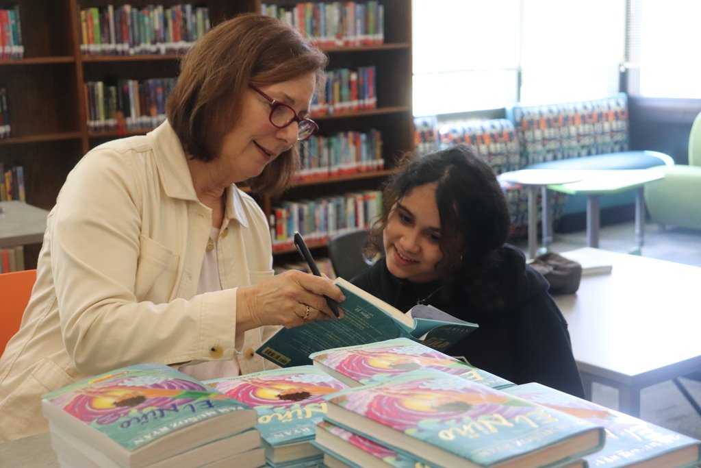 WS/FCS’ aspiring authors were starstruck on Wednesday when they got to spend time learning more about their craft with Award-Winning Novelist Pam Muñoz Ryan. Learn more on our website at wsfcs.k12.nc.us/article/2216255.

#wsfcs