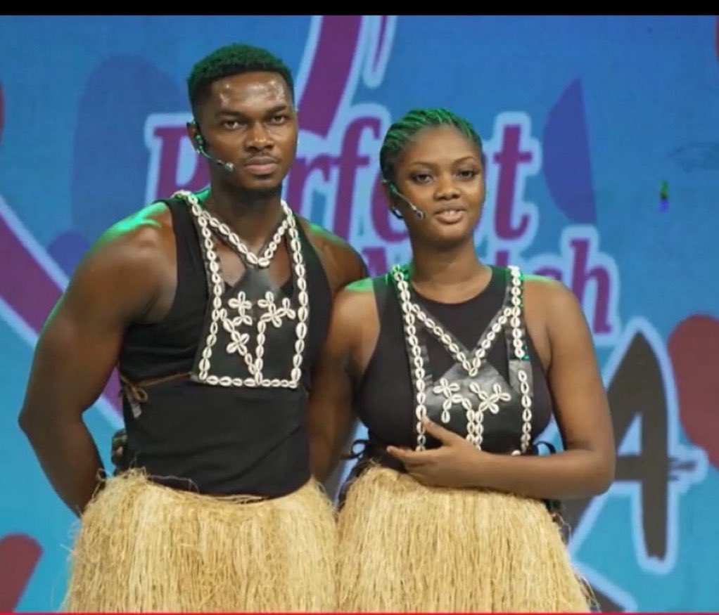 the_vinaa's tweet photo. Okomfo Anokye and Yaa Asantewaa😂Congratulations OheneMa👑💎
#PerfectMatchXtra https://t.co/cW8gUUDML9