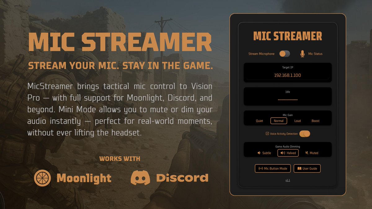 MicStreamer tweet picture