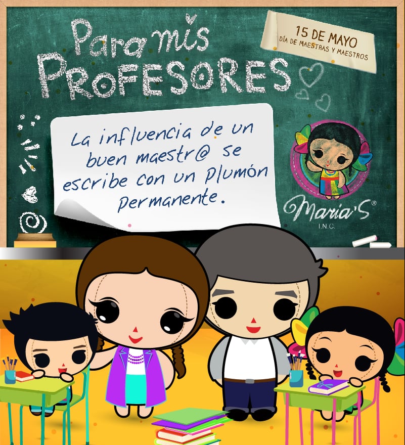 Que se queda grabado en nuestro corazón... ¡Gracias por tanta dedicación y paciencia! 🍎📐✏️🧡🏫👏

¡Felicidades maestras y maestros! ☺️✨🍎✏️🏫

#DíaDelMaestro #MaríasINC #15DeMayo #FelizDíaDelMaestro
