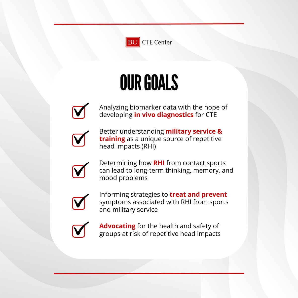 May 12-16 is National #VAResearchWeek. In this post, learn more about our work through the VA Boston Healthcare System and our research on veterans and CTE.