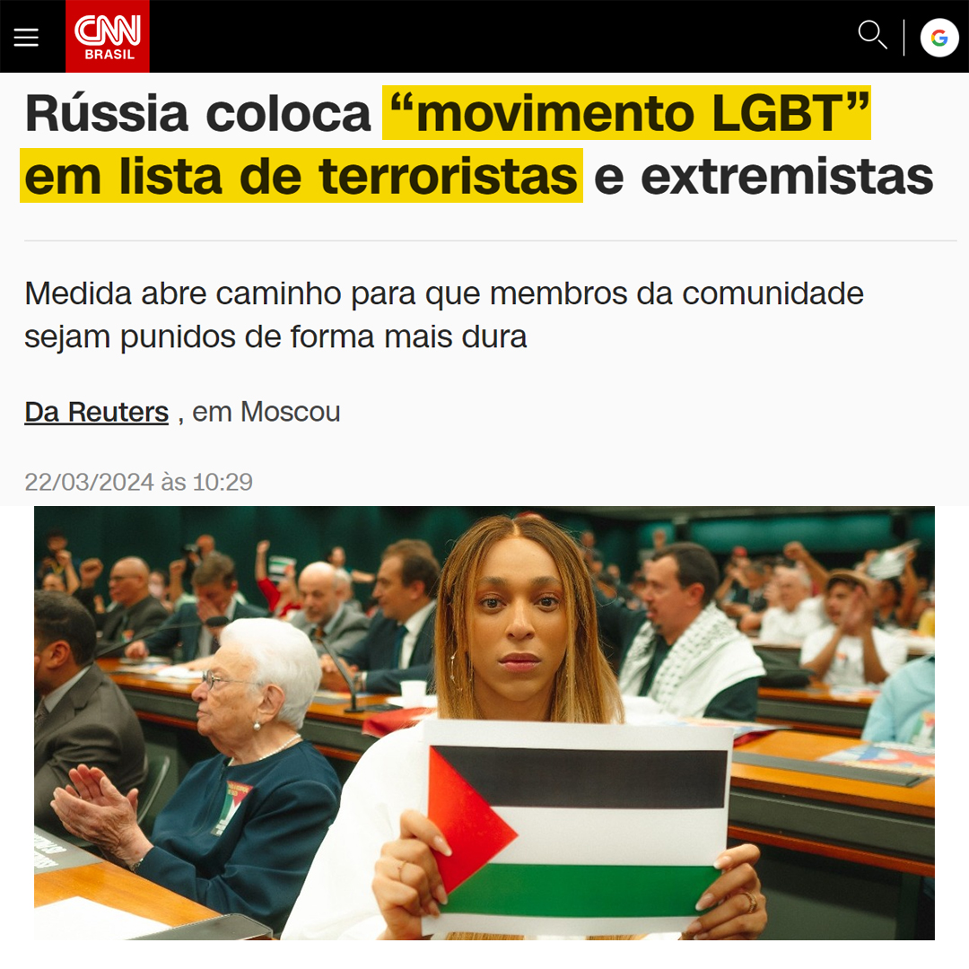 É por isso que a Érika Hilton não estava na comitiva?

Como fica a militância LGBTHDMI4K vendo que Lula e Janja são amigues de extremistas?