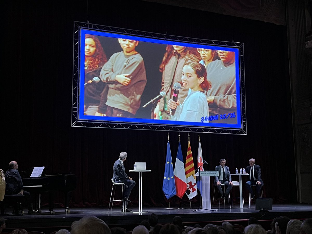 Les élèves du RECT <a href="/ClgLouisNucera/">Collège Louis Nucera - Nice</a> et l’opéra-Rock Un Monde Ensemble à l’affiche de la nouvelle saison 25/26 de l’<a href="/Operadenice/">Opéra de Nice</a>  <a href="/AcademieNice/">Académie de Nice</a> <a href="/VilledeNice/">Ville de Nice</a> <a href="/ogcnice/">OGC Nice</a> ! 
#paix #vivreEnsemble