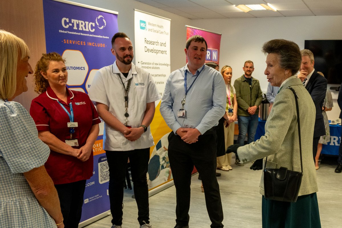 Study At Ulster (@studyatulster) on Twitter photo Her Royal Highness The Princess Royal has visited the Clinical Translational Research and Innovation Centre (C-TRIC) in Derry~Londonderry today.
Read more: ow.ly/u9q750VTkGw
#WeAreUU | <a href="/WesternHSCTrust/">Western Trust</a> | <a href="/dcsdcouncil/">Derry Strabane Cncl</a> | <a href="/C_TRIC/">C-TRIC</a> | <a href="/RoyalFamily/">The Royal Family</a> Her Royal Highness The Princess Royal has visited the Clinical Translational Research and Innovation Centre (C-TRIC) in Derry~Londonderry today.
Read more: ow.ly/u9q750VTkGw
#WeAreUU | <a href="/WesternHSCTrust/">Western Trust</a> | <a href="/dcsdcouncil/">Derry Strabane Cncl</a> | <a href="/C_TRIC/">C-TRIC</a> | <a href="/RoyalFamily/">The Royal Family</a>