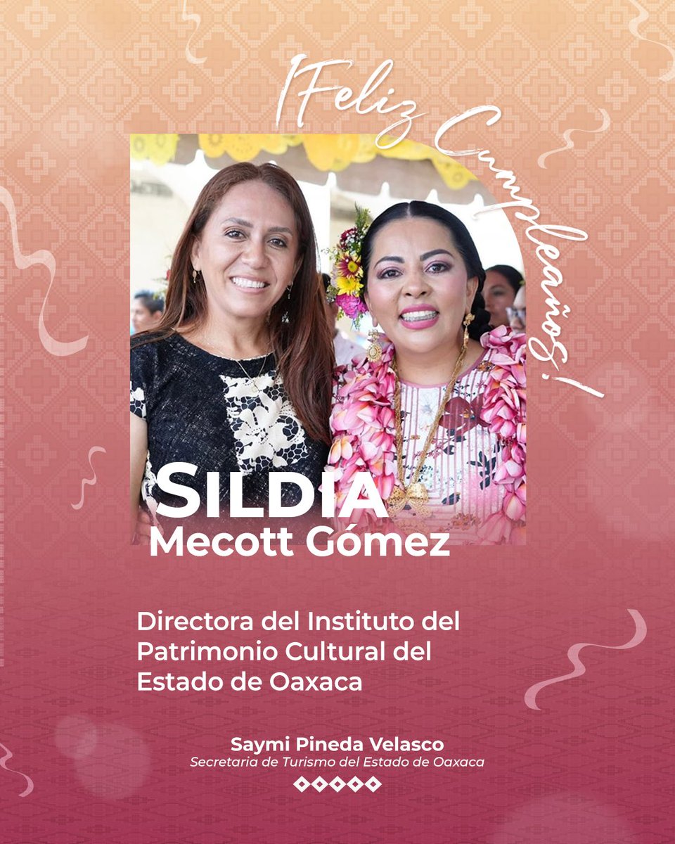 Feliz cumpleaños amiga Sildia Mecott Gómez (<a href="/SildiaMecott/">Sildia Mecott</a>), te deseo un día lleno de alegría. Que este nuevo año de vida llegue con mucha salud y lleno de éxitos.

Un fuerte abrazo, ¡muchas felicidades!