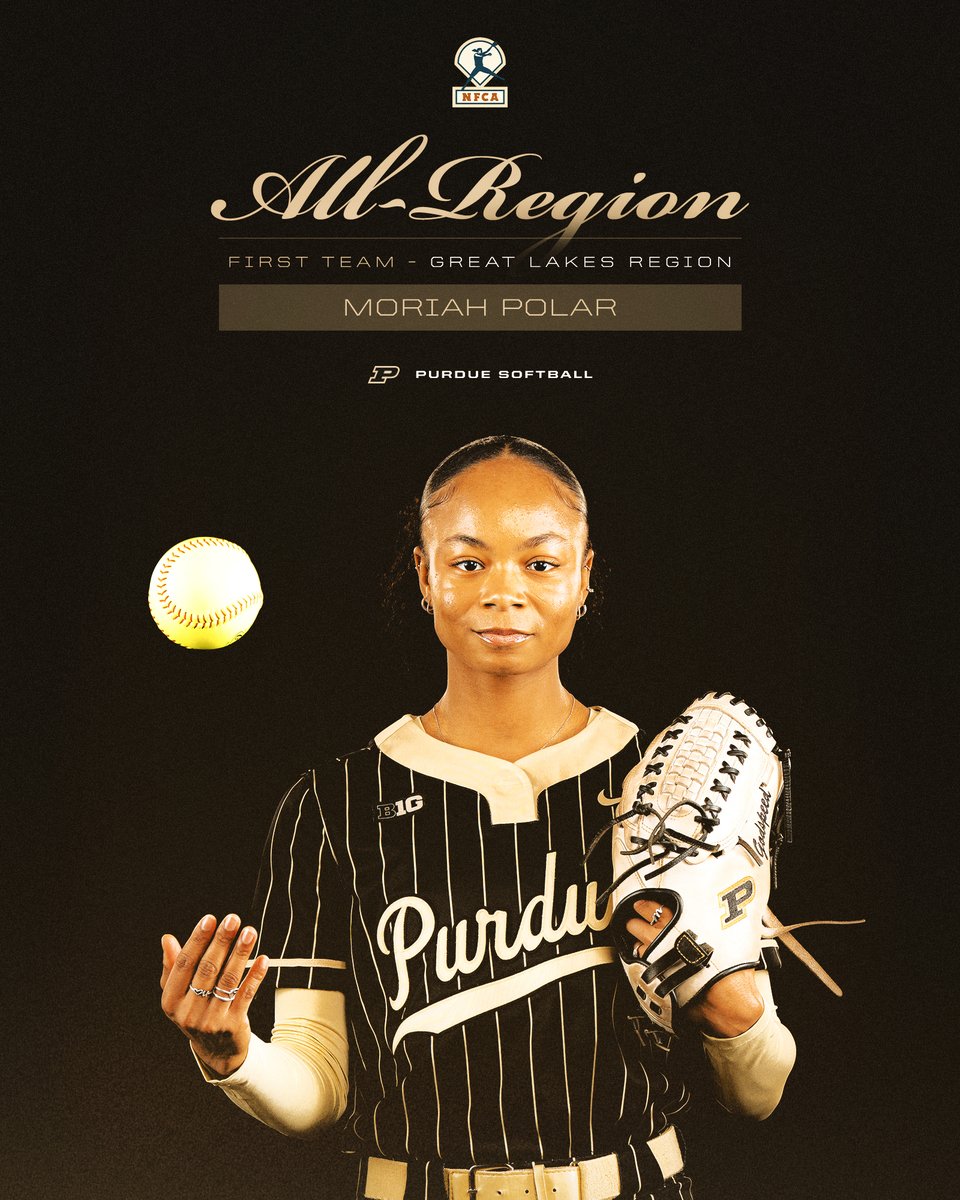 Purdue Softball (@purduesoftball) on Twitter photo Another accolade for our girl 🤩
<a href="/NFCAorg/">National Fastpitch Coaches Association</a> All-Region First Team has a nice ring to it 👀
#BoilerUp🚂 x <a href="/moriahpolar/">Moriah Polar</a> Another accolade for our girl 🤩
<a href="/NFCAorg/">National Fastpitch Coaches Association</a> All-Region First Team has a nice ring to it 👀
#BoilerUp🚂 x <a href="/moriahpolar/">Moriah Polar</a>