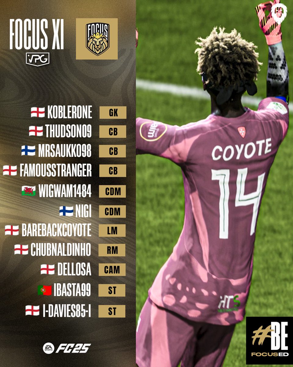 Focus (@focusvfc) on Twitter photo ๐ฅ Our XI
๐ <a href="/BonusHuntersFC/">Bonus Hunters</a> ๐ด๓ ง๓ ข๓ ฅ๓ ฎ๓ ง๓ ฟ
๐ #MenDem ๐ด๓ ง๓ ข๓ ฅ๓ ฎ๓ ง๓ ฟ
๐ <a href="/hyperspiritro/">HyperSpirit</a> ๐ท๐ด
๐ <a href="/capacitanesfc/">Capacitanes F.C</a> ๐ช๐ธ
๐ค<a href="/KobleroneTTV/">Koblerone</a>
๐ค<a href="/thudson09x/">Tyler Hudson</a>
๐ค<a href="/MrSAUKKO98/">MrSAUKKO98 ๐ซ๐ฎ</a>
๐ค<a href="/TheMadJaffa/">FamousStranger</a>
๐ค<a href="/wigwam1484/">Wigwam1484</a>
๐ค<a href="/nnigi_/">Niklas Gallen</a>
๐ค<a href="/bxrebackcoyote/">Bxrebackcoyote</a>
๐ค<a href="/Chubnaldinho_x/">Chubnaldinho</a>
๐ค<a href="/DellosaVPG/">Arron Louis Dellosa</a>
๐ค@l_Davies85_l
๐ค<a href="/iBasta99/">Ric ๐ต๐น</a>
#BeFocused ๐ฆ ๐ฅ Our XI
๐ <a href="/BonusHuntersFC/">Bonus Hunters</a> ๐ด๓ ง๓ ข๓ ฅ๓ ฎ๓ ง๓ ฟ
๐ #MenDem ๐ด๓ ง๓ ข๓ ฅ๓ ฎ๓ ง๓ ฟ
๐ <a href="/hyperspiritro/">HyperSpirit</a> ๐ท๐ด
๐ <a href="/capacitanesfc/">Capacitanes F.C</a> ๐ช๐ธ
๐ค<a href="/KobleroneTTV/">Koblerone</a>
๐ค<a href="/thudson09x/">Tyler Hudson</a>
๐ค<a href="/MrSAUKKO98/">MrSAUKKO98 ๐ซ๐ฎ</a>
๐ค<a href="/TheMadJaffa/">FamousStranger</a>
๐ค<a href="/wigwam1484/">Wigwam1484</a>
๐ค<a href="/nnigi_/">Niklas Gallen</a>
๐ค<a href="/bxrebackcoyote/">Bxrebackcoyote</a>
๐ค<a href="/Chubnaldinho_x/">Chubnaldinho</a>
๐ค<a href="/DellosaVPG/">Arron Louis Dellosa</a>
๐ค@l_Davies85_l
๐ค<a href="/iBasta99/">Ric ๐ต๐น</a>
#BeFocused ๐ฆ