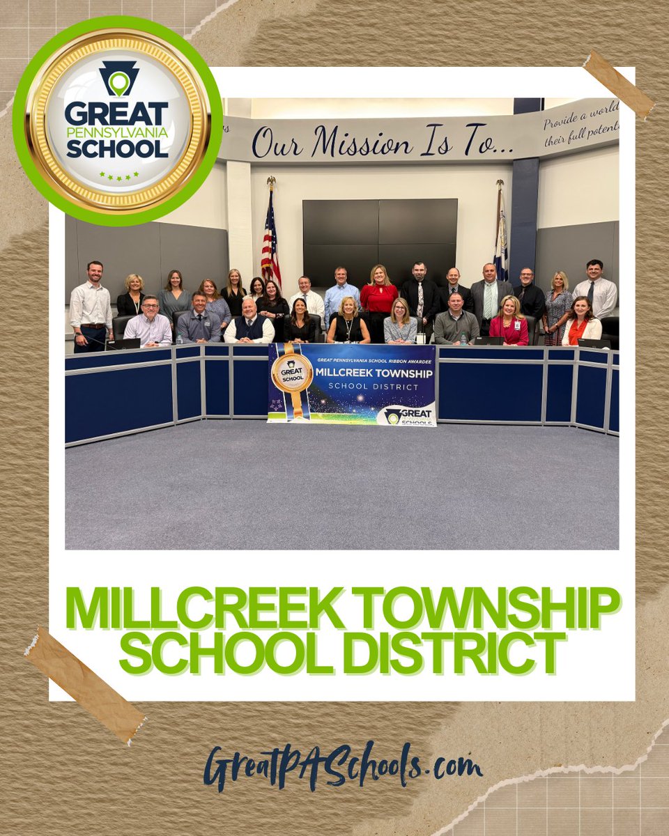 Great PA Schools (@greatpaschools) on Twitter photo Congratulations to <a href="/MillcreekSD/">Millcreek Township School District</a> for receiving the Great PA Schools designation! We were happy to celebrate this achievement with you. ๐๐๐
See all the PA district to achieve this recognition at GreatPASchools.com.
#GreatPASchools #ExcellenceInPAPublicEd #GPSRibbon Congratulations to <a href="/MillcreekSD/">Millcreek Township School District</a> for receiving the Great PA Schools designation! We were happy to celebrate this achievement with you. ๐๐๐
See all the PA district to achieve this recognition at GreatPASchools.com.
#GreatPASchools #ExcellenceInPAPublicEd #GPSRibbon
