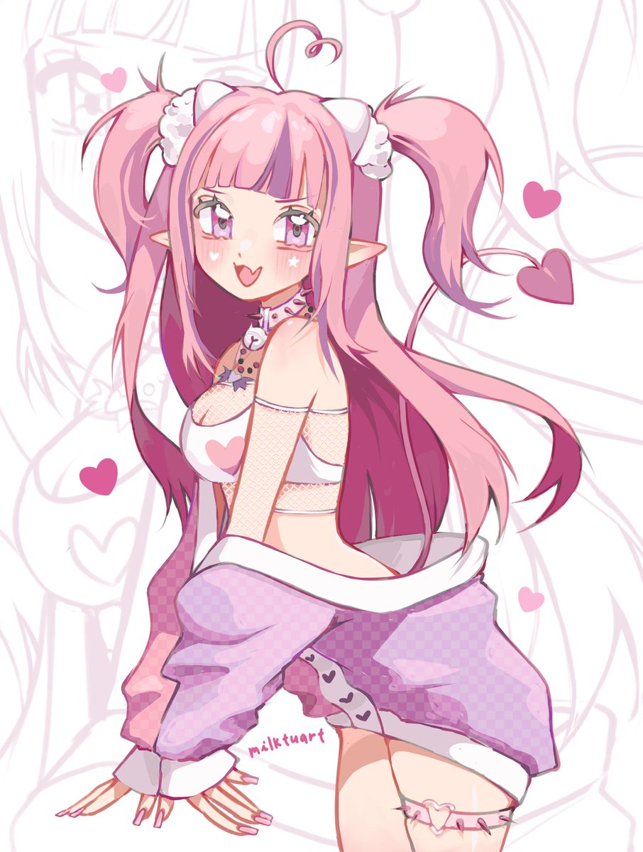 milktuart's tweet image. tried a new brush 🐭🩷 #ironmouseart