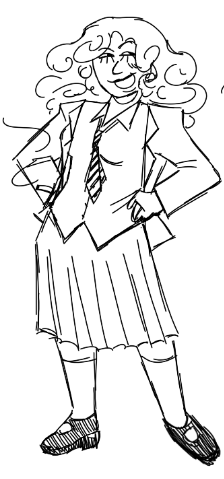 1poo2poo3poo's tweet photo. ok whateva little fem charlie thing.....she wears her skirt higher than the other girls because shes #rebelling (as much as u can in a 1950s boarding school without getting kicked out) https://t.co/lZNSnW49jJ