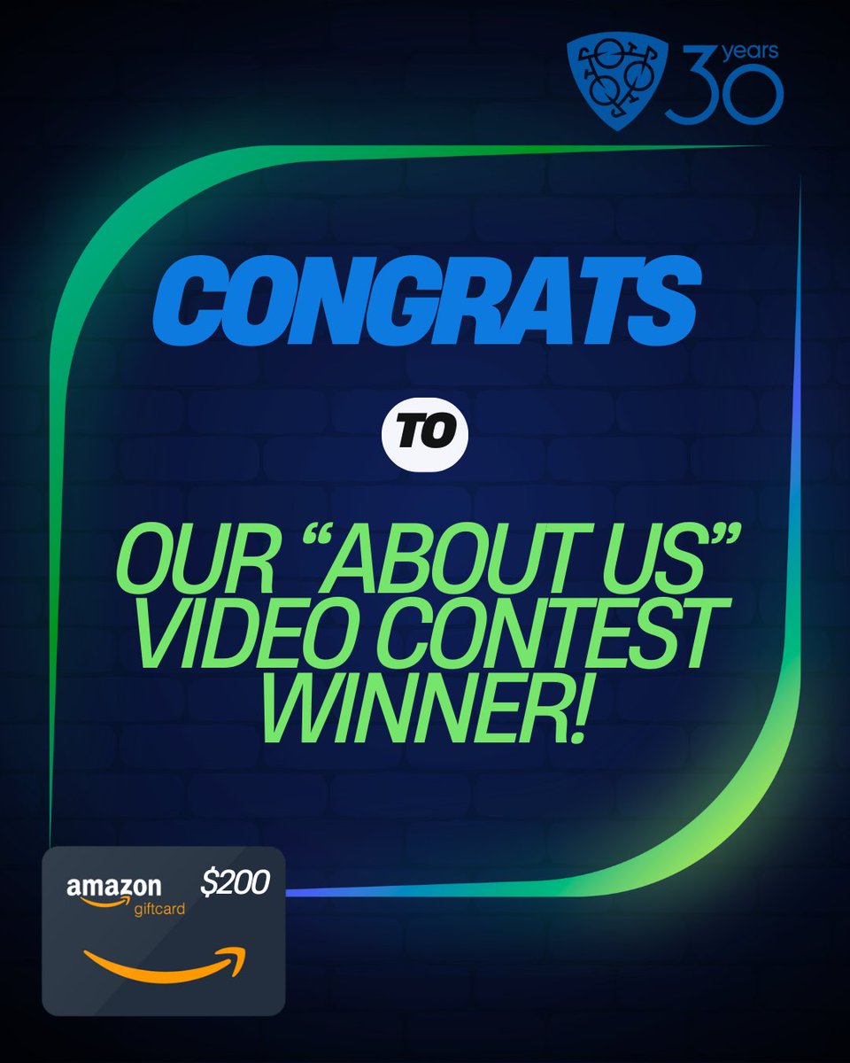 🎉 We Have a Winner! 🎉

Congrats to Mike Schollmeier, winner of our $200 Amazon gift card for sharing our About Us video! 

A huge thank you to everyone who helped spread the word, we appreciate your support!

#GiveawayWinner #30yearsofDero #AboutUsVideo