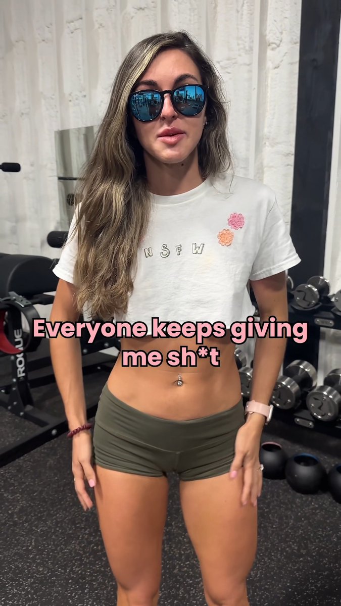 Rain drop, drop top, working out in my croptop!