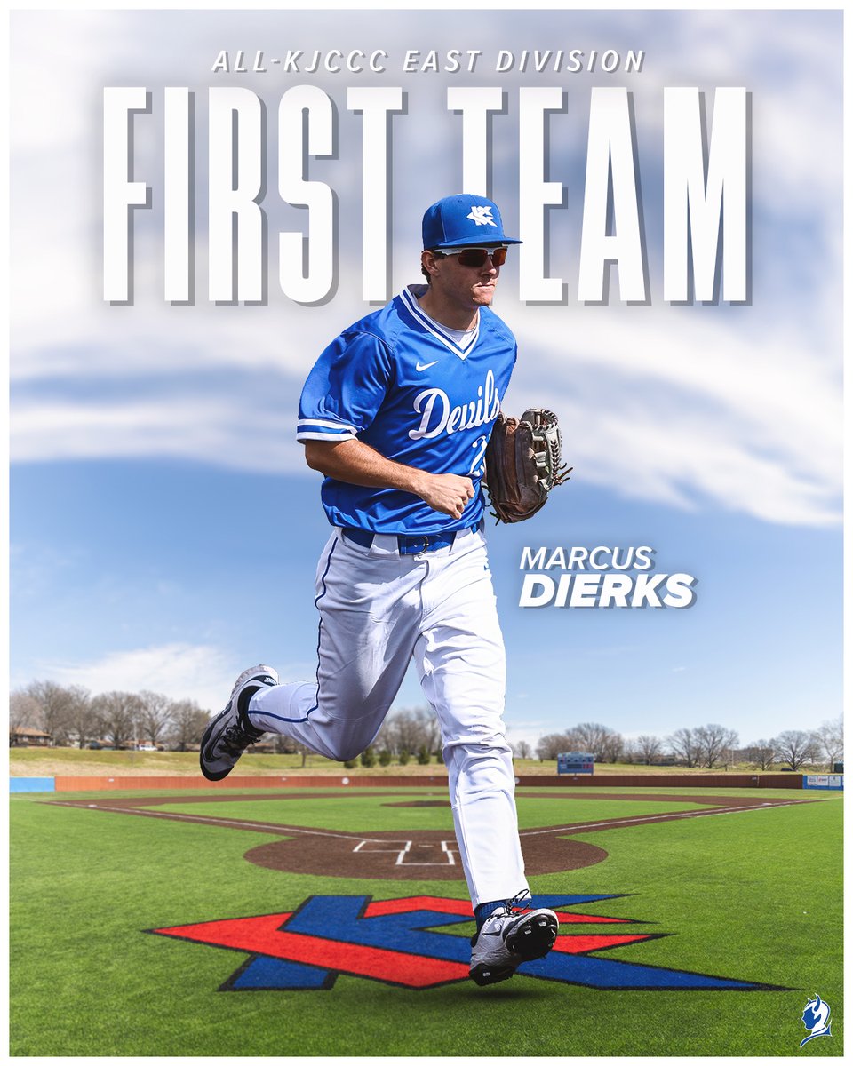 KCKCCAthletics's tweet photo. We had 9️⃣ baseball players receive All-KJCCC East recognition! Congrats to those certain individuals and keep fighting the Region VI Postseason Tournament!🔵😈

Full Article:
https://t.co/Q7XtE0h8u9

#KCKCCProud #HornsUp https://t.co/nWSrES94aA