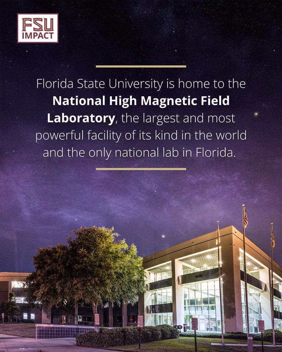 Florida State University (@floridastate) on Twitter photo The Florida State University-headquartered National High Magnetic Field Laboratory, the only national laboratory in Florida, is the highest-powered magnet lab in the world. Thanks to the generous support from the National Science Foundation and State of Florida, <a href="/NationalMagLab/">National MagLab</a> The Florida State University-headquartered National High Magnetic Field Laboratory, the only national laboratory in Florida, is the highest-powered magnet lab in the world. Thanks to the generous support from the National Science Foundation and State of Florida, <a href="/NationalMagLab/">National MagLab</a>