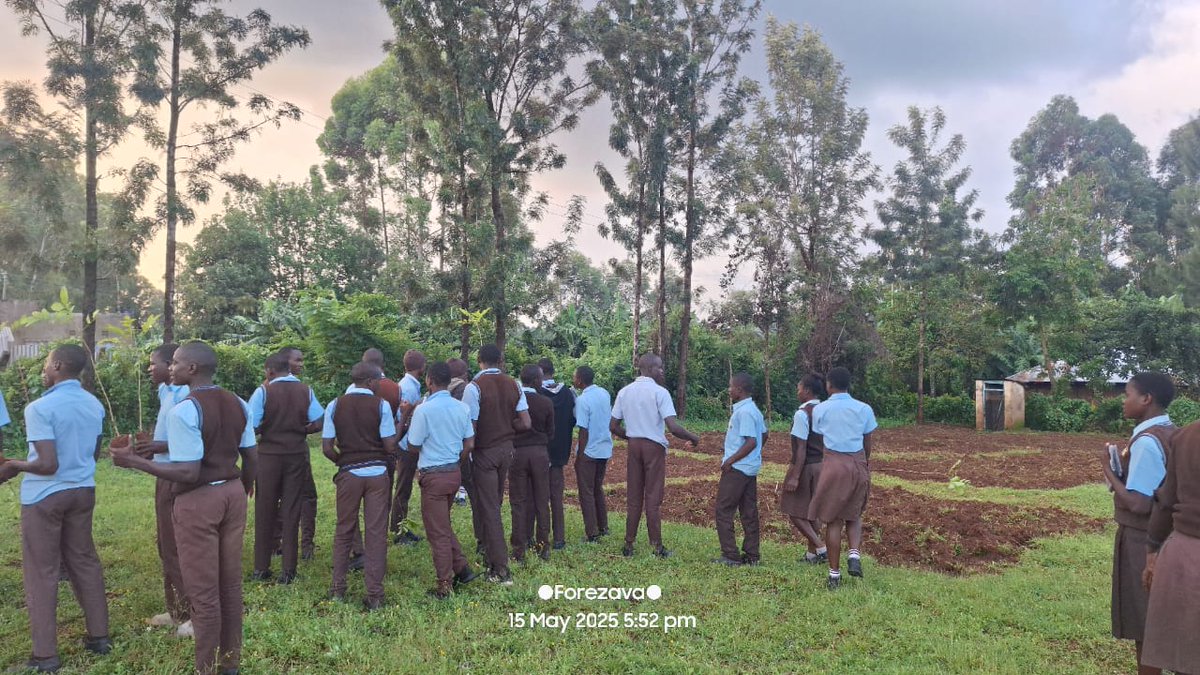 🌱 Exciting day at Lusengeli Secondary! We partnered with students from the Scouting, Handball &amp; Environment Clubs to plant 100+ indigenous trees! 🌳

They're launching a Climate Change Club to promote seedling production &amp; sustainable practices. 💪 #Youth4Climate #Forezava