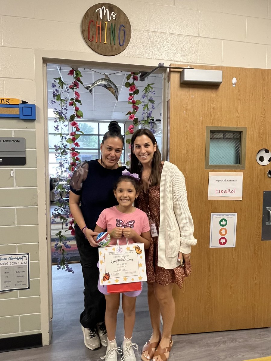af_schindler's tweet photo. So proud of these two @DoverElementary students who won the 2025 Multilingual Art and Poetry contest! ¡Felicidades! @shanasparkles @balch_jenn @RISDMET https://t.co/LYpIWIrk8L