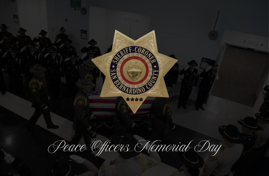 sbcountysheriff's tweet photo. Today, we bow our heads in honor of the brave souls who wore the badge and gave everything to protect others. Behind every name etched in stone is a story of courage, love, and sacrifice.

To the fallen officers your watch may have ended, but your legacy lives on in every life you touched. We remember your bravery. We carry your memory. We will never forget.

With deepest gratitude,
We honor the heroes who never came home.

#PeaceOfficersMemorialDay