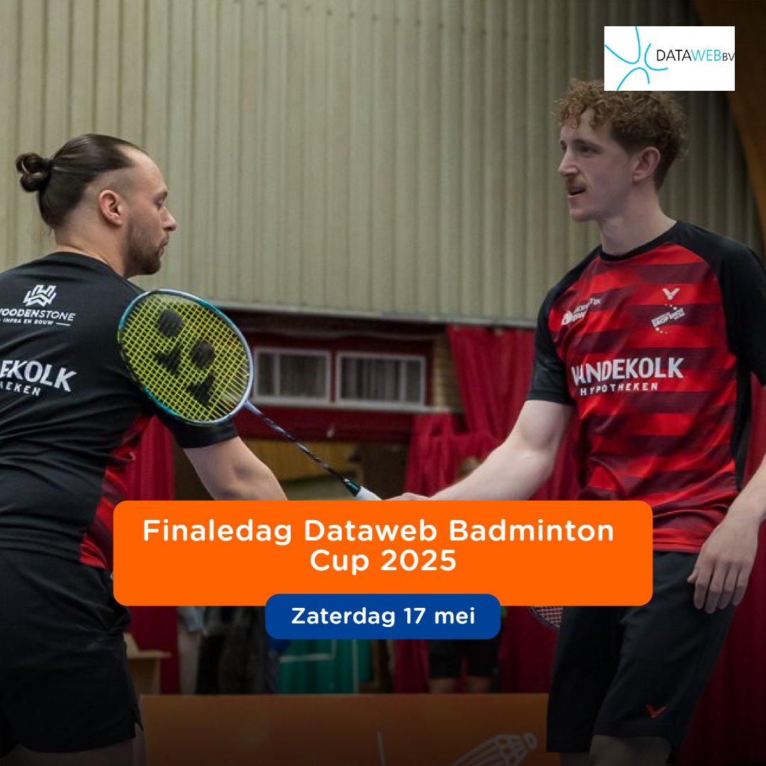 Op zaterdag 17 mei worden in Sportcentrum Mariahoeve de halve finales en finales gespeeld van de Badminton Dataweb Cup 2025. Toegang is gratis.

De halve finales starten 10.00 uur. De finales beginnen om 13.30 uur.

#badminton #datawebcup

(📸 René Lagerwaard)