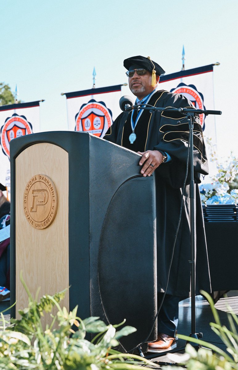 “Just because we’re in No Man’s Land, doesn’t mean you’re a nobody” 

Murry Gloude-Commencement Speaker and OPSU Alumnus