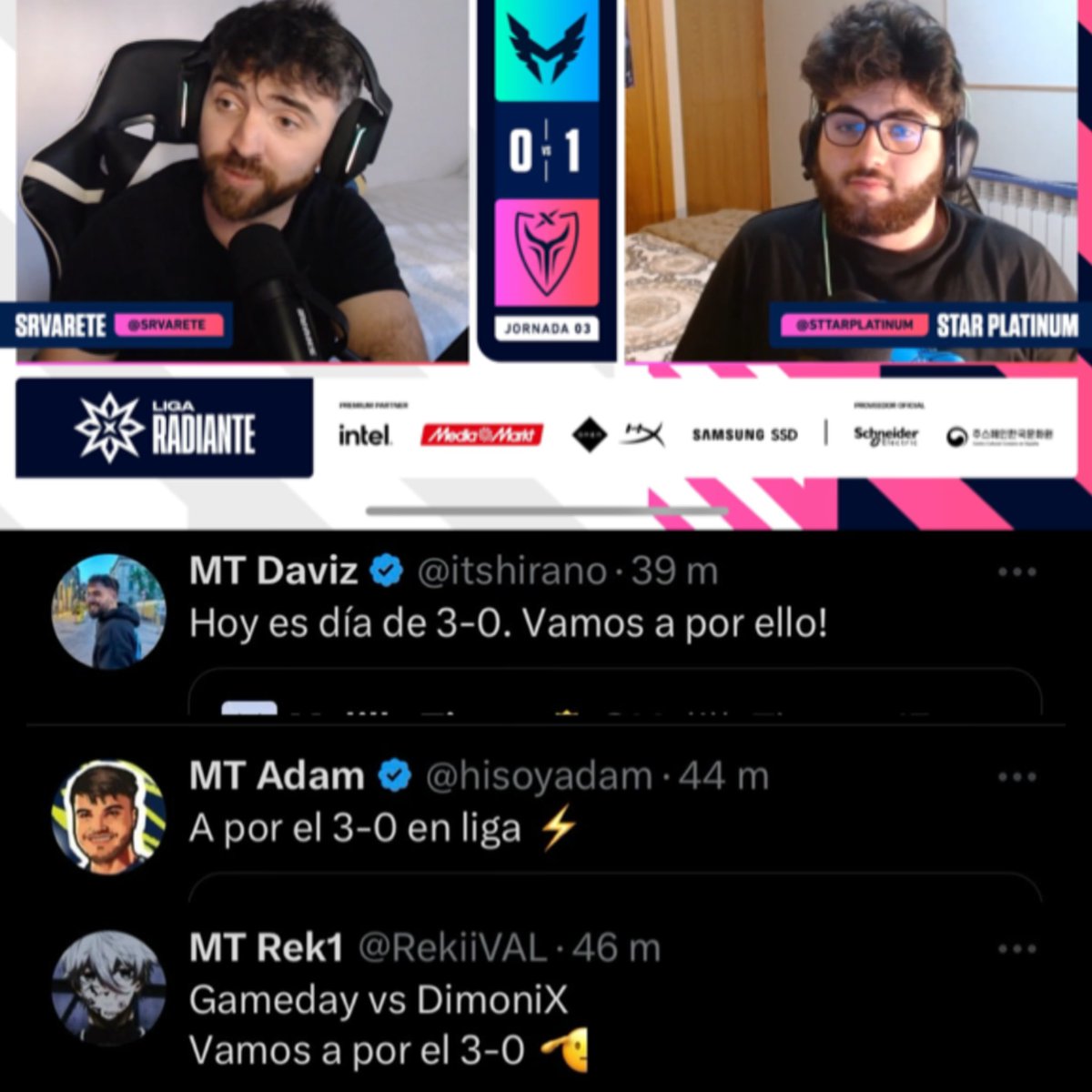 DimoniXEsports's tweet photo. Vaya hombre, pues va a ser que no. https://t.co/pCvCztwkNm