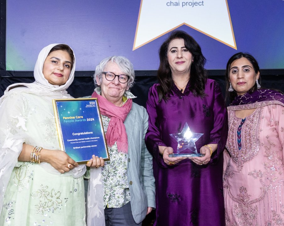 Pennine Care NHS FT (@penninecarenhs) on Twitter photo Incredible news from the <a href="/GMchampions2025/">GM Health & Care Champion Awards</a> Awards, as we’ve been shortlisted in four categories 🙌
⭐️Lynn Burton and <a href="/CHAI_Project/">Women's CHAI Project</a> - equality award.
⭐️ Baba Babalola - people’s champion.
⭐️ Rochdale living well team - collaboration award.
⭐️ Phoebe Hall - learner of the year. Incredible news from the <a href="/GMchampions2025/">GM Health & Care Champion Awards</a> Awards, as we’ve been shortlisted in four categories 🙌
⭐️Lynn Burton and <a href="/CHAI_Project/">Women's CHAI Project</a> - equality award.
⭐️ Baba Babalola - people’s champion.
⭐️ Rochdale living well team - collaboration award.
⭐️ Phoebe Hall - learner of the year.