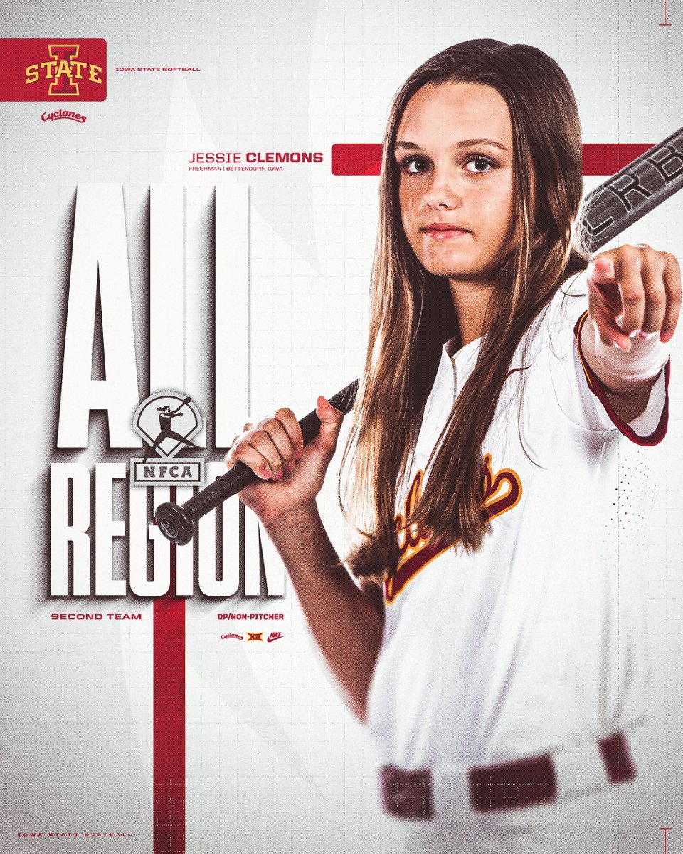 CycloneSB's tweet photo. 𝗡𝗙𝗖𝗔 𝗠𝗶𝗱𝘄𝗲𝘀𝘁 𝗔𝗹𝗹-𝗥𝗲𝗴𝗶𝗼𝗻 𝗧𝗲𝗮𝗺

Congrats to our three honorees! Tied for the third-most single-season NFCA All-Region representatives in program history 👏

📰: https://t.co/xF152Cqyv1

🌪️🥎🌪️ https://t.co/icZ22mGBEQ