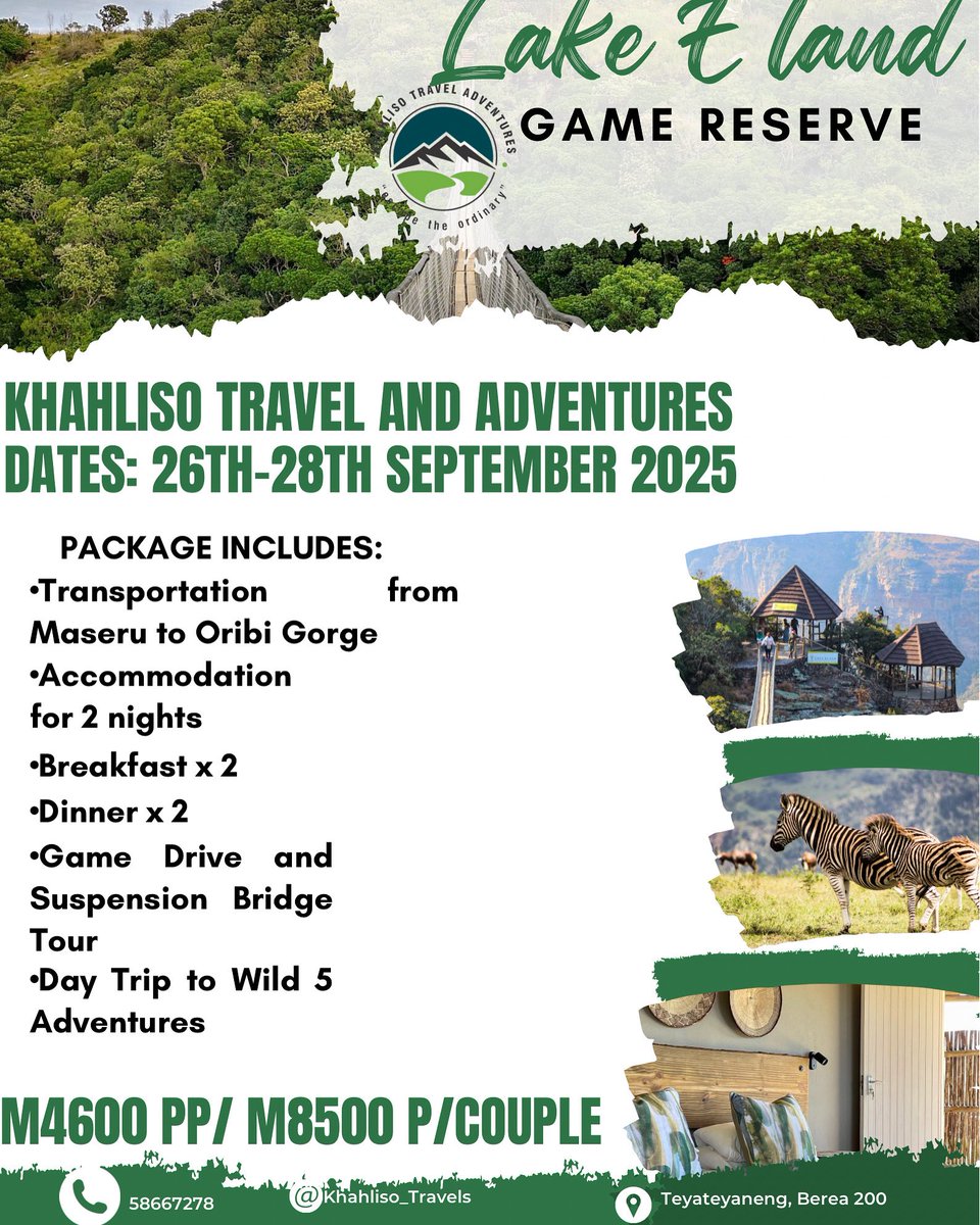 khahliso Travel and Adventures ✈️ tweet media