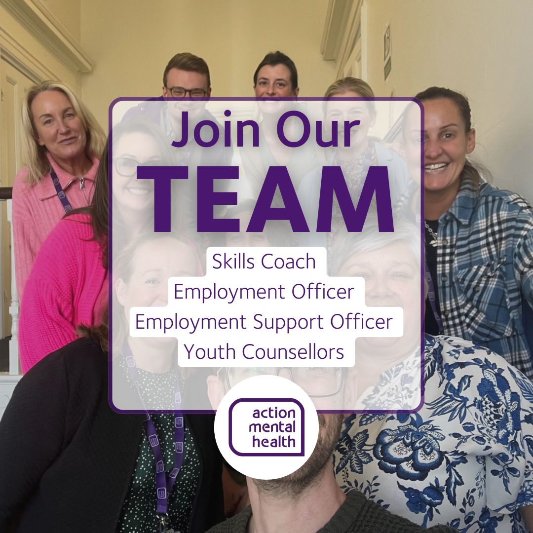 We are hiring! Join our team today to help smash the stigma of mental illness for all sections of the community💜 For more information on the roles or to apply, visit- ow.ly/u1zy50VSCpl