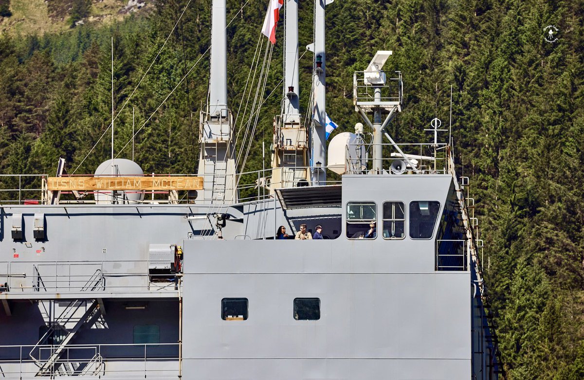 DougieCoullPix's tweet photo. USNS William McLean arriving.

#usnswilliammclean #williammclean #glenmallan #riverclyde #usns #shipping #photography https://t.co/XKEyDgcAJ3