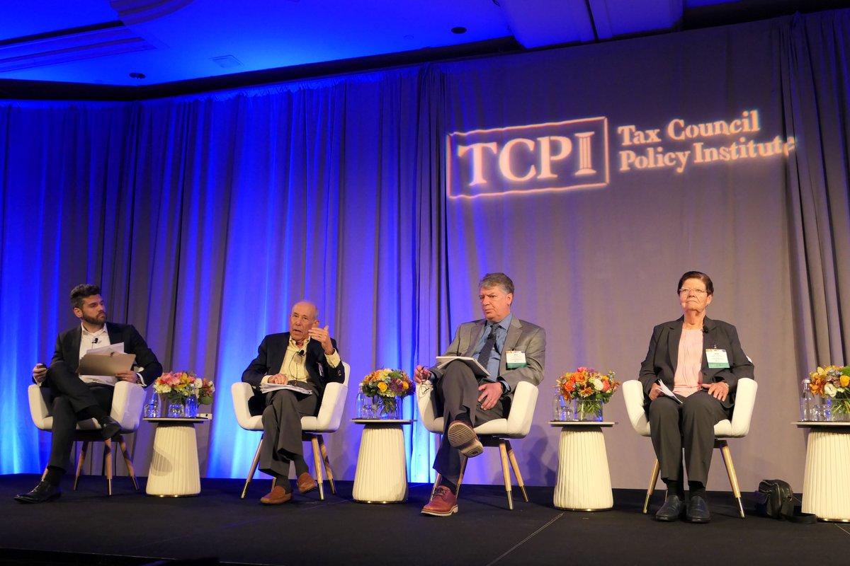 Insightful discussion on "The Economics of Tax Policy –  Revenue Estimates and Broader Impacts" featuring <a href="/EYIntlTax/">EY International Tax and Transaction Services</a>'s Brandon Pizzola, <a href="/ipbtax/">Ivins, Phillips & Barker</a>'s Hank Gutman, <a href="/jctgov/">JCT Congress</a>'s Tim Dowd, and <a href="/congressdotgov/">Congressdotgov</a>'s Jane  Gravelle, exploring how revenue estimates shape tax legislation.#TCPISymp