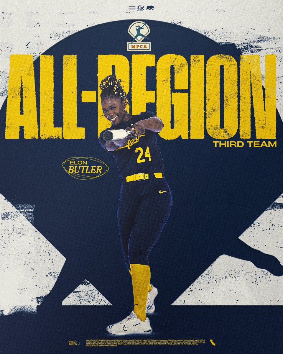 Cal Softball (@calsb) on Twitter photo Four Bears earn <a href="/NFCAorg/">National Fastpitch Coaches Association</a> West All-Region honors.
🗞️: calbea.rs/3YLtN3K
#GoBears Four Bears earn <a href="/NFCAorg/">National Fastpitch Coaches Association</a> West All-Region honors.
🗞️: calbea.rs/3YLtN3K
#GoBears
