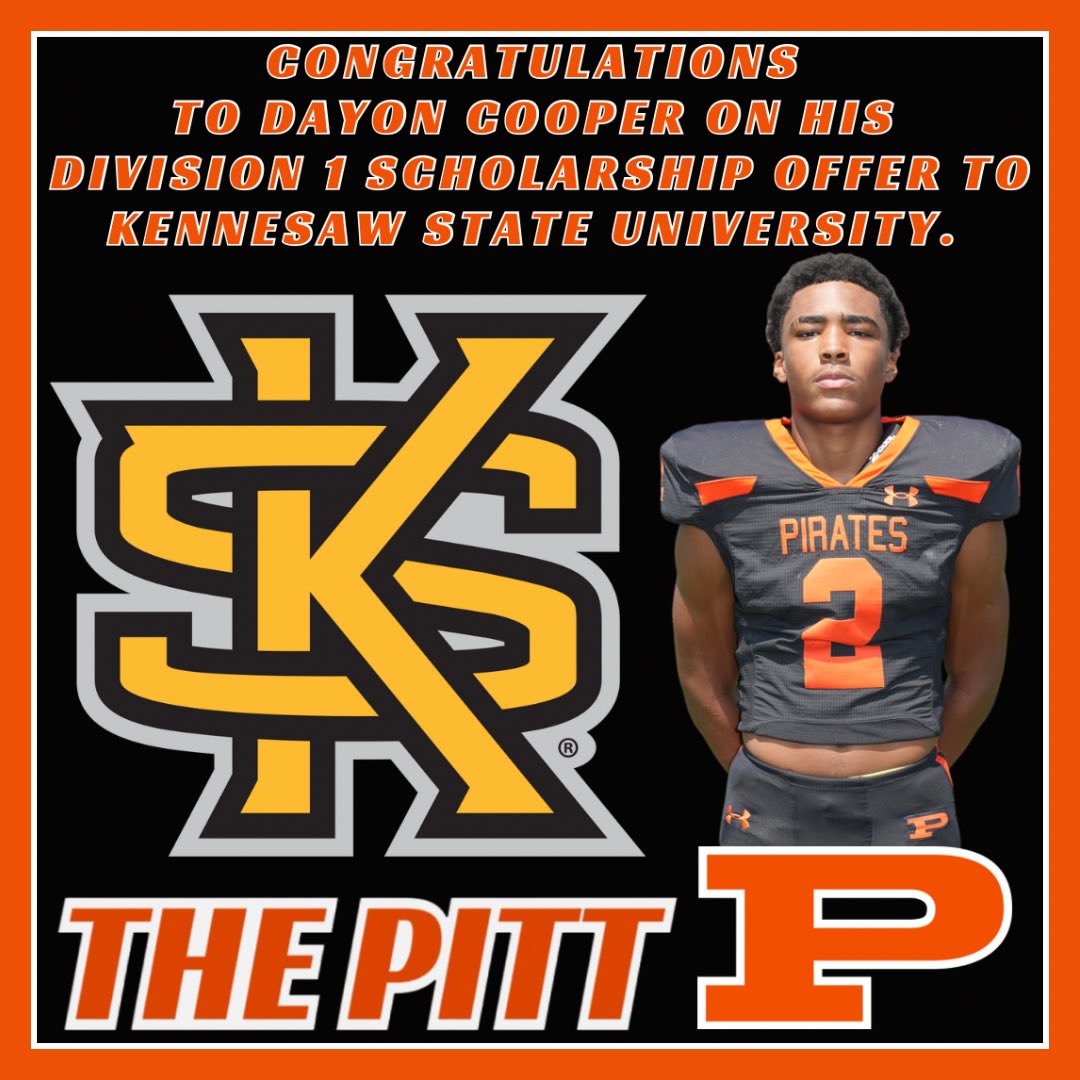 Dayon Cooper (@dayoncooper2027) on Twitter photo I’m excited to announce a D1 offer to <a href="/kennesawstfb/">Kennesaw State Football</a> #ThePitt <a href="/SPHSPIRATES/">South Pittsburg FB</a> <a href="/SPCoachStone/">Wes Stone</a> <a href="/Mitch_Militello/">Mitch Militello</a> <a href="/Coach_JBradley/">Jonathan Bradley</a> <a href="/CoachMack_KSU/">CoachMack_KSU</a>
<a href="/CoachJames44/">Coach James</a>
<a href="/ChadSimmons_/">ChadSimmons</a> <a href="/CSmithScout/">Chris Smith</a> <a href="/RustyMansell_/">Rusty Mansell</a> <a href="/TheUCReport/">Billy Tucker</a>
<a href="/PrepRedzone/">Prep Redzone 🏈</a> <a href="/jared5_59/">Jared Stone</a> <a href="/PrepRedzoneTN/">Prep Redzone Tennessee</a> <a href="/Rivals/">Rivals</a> I’m excited to announce a D1 offer to <a href="/kennesawstfb/">Kennesaw State Football</a> #ThePitt <a href="/SPHSPIRATES/">South Pittsburg FB</a> <a href="/SPCoachStone/">Wes Stone</a> <a href="/Mitch_Militello/">Mitch Militello</a> <a href="/Coach_JBradley/">Jonathan Bradley</a> <a href="/CoachMack_KSU/">CoachMack_KSU</a>
<a href="/CoachJames44/">Coach James</a>
<a href="/ChadSimmons_/">ChadSimmons</a> <a href="/CSmithScout/">Chris Smith</a> <a href="/RustyMansell_/">Rusty Mansell</a> <a href="/TheUCReport/">Billy Tucker</a>
<a href="/PrepRedzone/">Prep Redzone 🏈</a> <a href="/jared5_59/">Jared Stone</a> <a href="/PrepRedzoneTN/">Prep Redzone Tennessee</a> <a href="/Rivals/">Rivals</a>