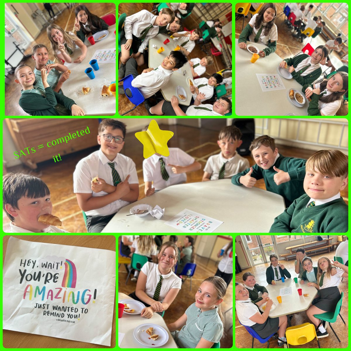 BawtryMayflower's tweet image. Hey, wait! You’re amazing! Just wanted to remind you … you’ve smashed it! 💚 #sats2025 #Year6 #proud